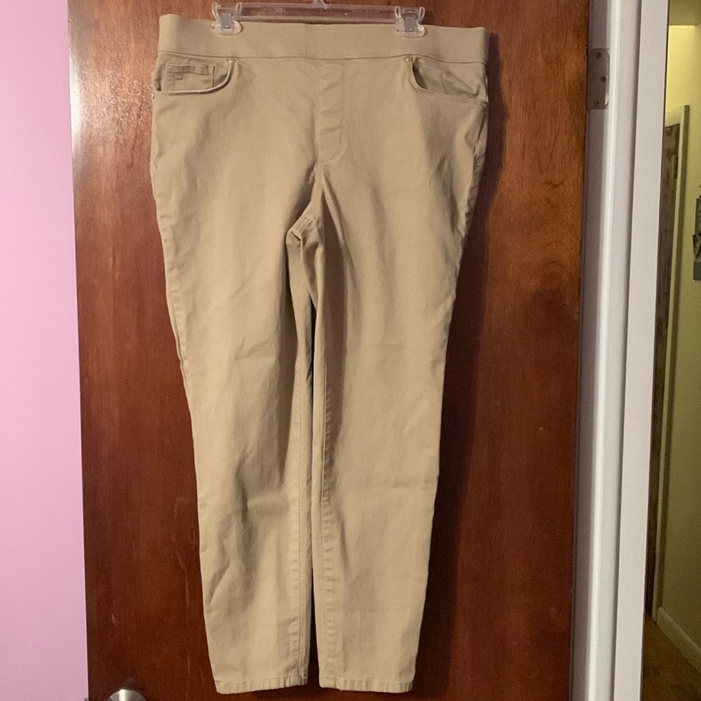 Size 16 beige jeggings